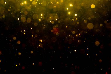 Neon ışıkları tarafından soyut altın bokeh defocus bulanık arkaplan