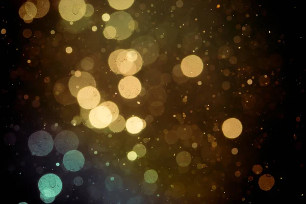 Fantasy Abstract Blur Bokeh Lights Colorful Sparkle Use Background — Stock Photo, Image