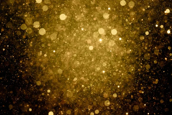 Schöne Gold Glitter Vintage Lights Hintergrund — Stockfoto