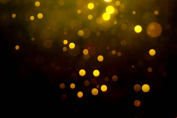 Abstract gold bokeh defocus by neon lights blur background