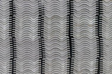 Stack of roofing tiles texture background