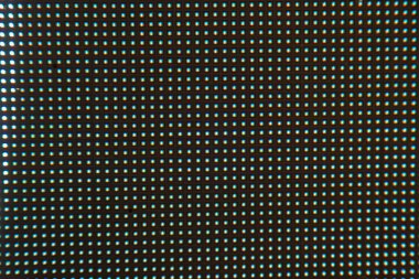Duvar kağıdı arkaplanı için bokeh ile büyük RGB LED ekran dokusu
