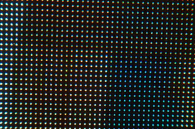 Duvar kağıdı arkaplanı için bokeh ile büyük RGB LED ekran dokusu