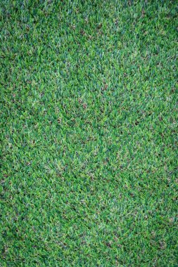 Yeşil yapay çim zemin arka planı
