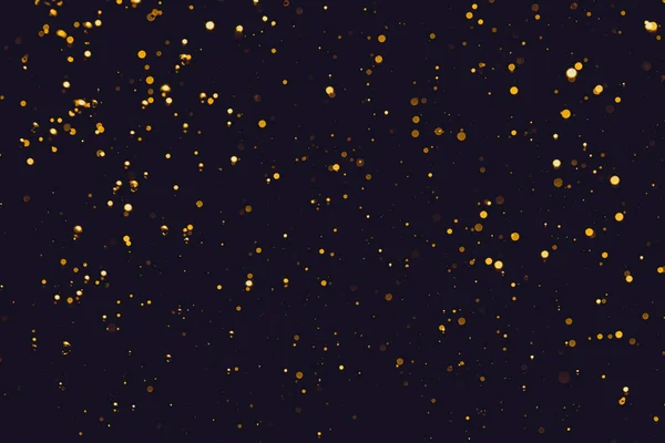 Gyllene Oskärpa Glitter Ljus Abstrakt Bokeh För God Jul Och — Stockfoto