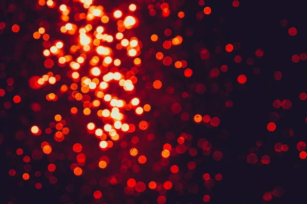 Siyah arkaplanlı Bokeh kırmızısı