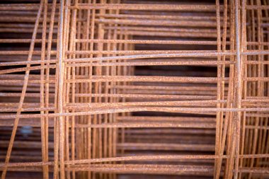 Arkaplan için paslı desenli çelik