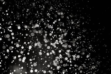 Su arkaplanı tarafından oluşturulan soyut siyah bokeh