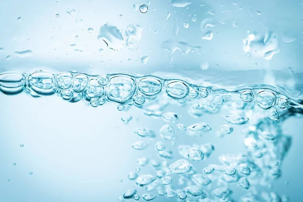 Underwater Air Blue Bubbles Fresh Use Background — Fotografia de Stock
