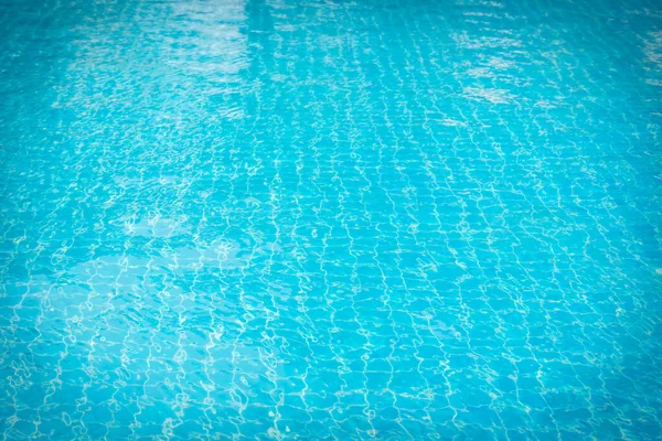Odrazy Vody Modrém Bazénu Pozadí — Stock fotografie