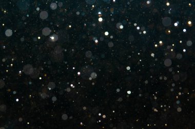 Kutlama arka planı için Bokeh 'in ışıldayan yıldızları