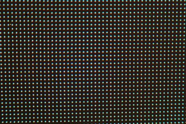 Duvar kağıdı arkaplanı için bokeh ile büyük RGB LED ekran dokusu