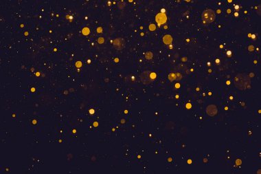 Kutlama arka planı için Bokeh 'in ışıldayan yıldızları