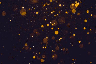 Kutlama arka planı için Bokeh 'in ışıldayan yıldızları