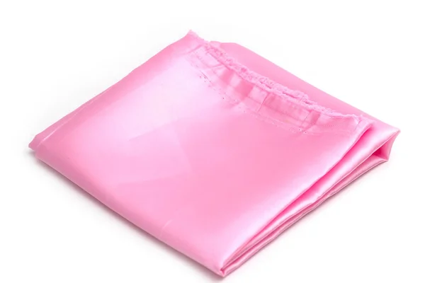 Textura Tela Estampada Rosa Sobre Fondo Blanco — Foto de Stock