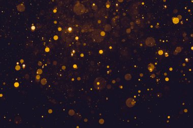 Kutlama arka planı için Bokeh 'in ışıldayan yıldızları