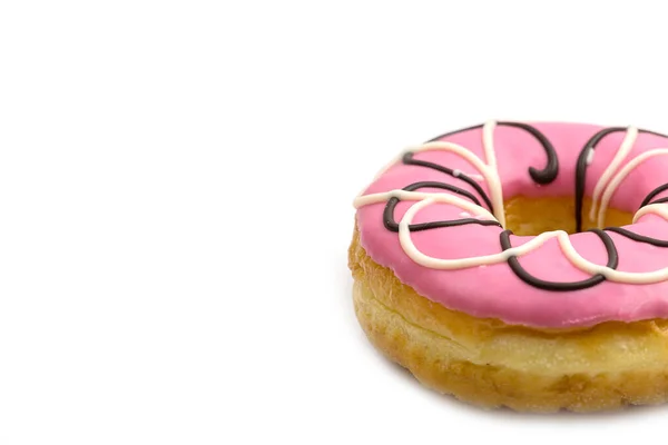 Donut Delicious Isolated White Background — Stock Photo, Image