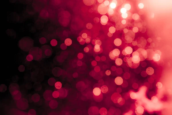 Красный Свет Светящийся Разряженный Праздник Разглагольствовать Боке Черном Фоне — стоковое фото