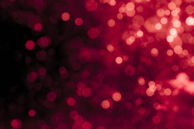 Soyut dekorasyon Bokeh bayramında siyah arka planda parlayan ışıklar