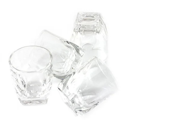 Коктейль Glass Маленький Шот Изолированный Белом Фоне — стоковое фото