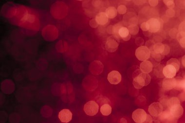 Soyut dekorasyon Bokeh bayramında siyah arka planda parlayan ışıklar