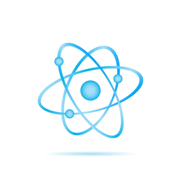 Blaues Atommolekül — Stockvektor