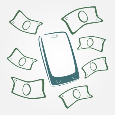 cep telefonu dışarı uçan para