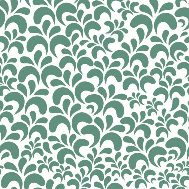 Vector floral Dikişsiz desen beyaz zemin üzerine