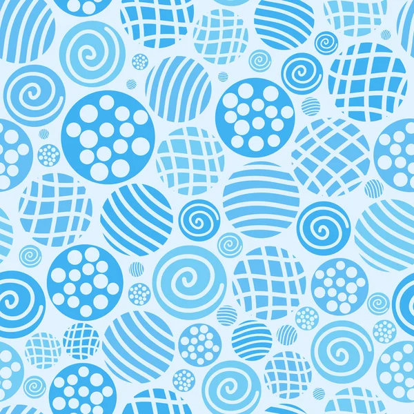 Векторный синий безмордный узор, полька, бэкгроуд, текстура — стоковый вектор