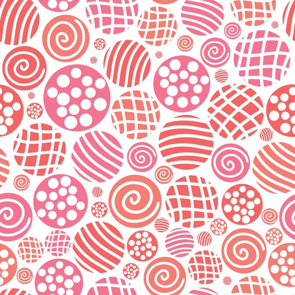 Vector warme naadloze patroon, polka dot weefsel, achtergrondgeluid, textu — Stockvector