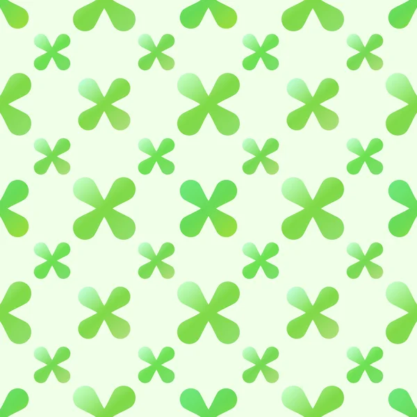 Vector verde creativo patrón sin costura — Vector de stock