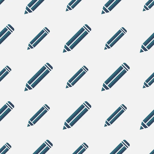 Textura perfecta con lápices simples abstractos sobre fondo gris — Vector de stock