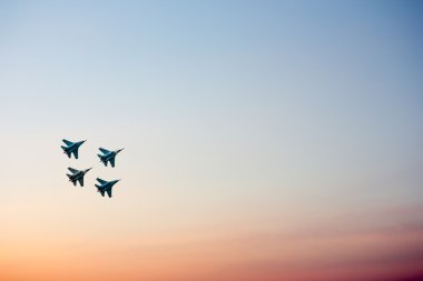 yukarı doğru hareket airshow, jet avcı