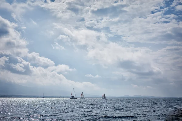 Sailing in Saronic Gulf — Stock Photo, Image