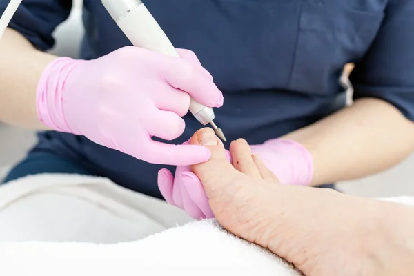 Pedicure in corso — Foto Stock