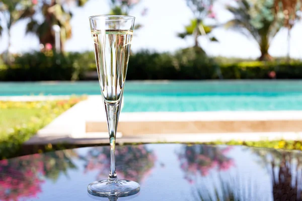 Glas champagne. — Stockfoto