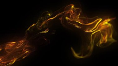 Suyun altında dumanlı boya mürekkebi karışımı. Mürekkebin suya yayılmasının soyut bir arkaplanı. Kraliyet ve lüks suyun içinde mürekkep karışımı gibi. Akışkan hareket çok renkli ve renkli. Parlak ve canlı renk.