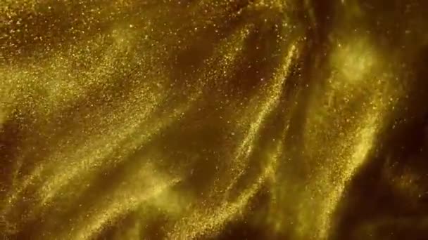 Suyun Altında Dumanlı Boya Mürekkebi Karışımı Mürekkebin Suya Yayılmasının Soyut — Stok video