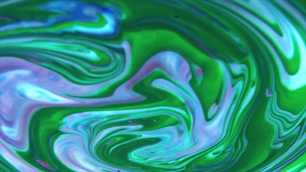 Димчаста Фарба Змішується Під Водою Абстрактний Фон Чорнила Поширюється Воді — стокове відео