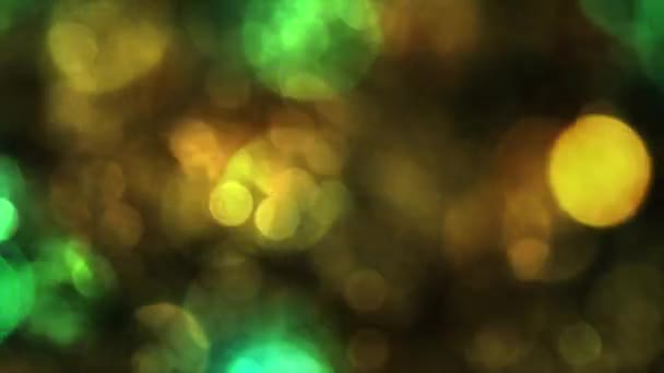 Reflejo Luz Superficial Agua Multicolor Abstracto Desenfocado Fondo Bokeh Luz — Vídeos de Stock