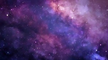 Yıldızlı derin uzay nebulası. Parlak ve canlı, çok renkli Starfield Sonsuz uzay arka planı nebula ve yıldızlarla dolu. Yıldız kümeleri, nebula dış uzay arkaplanı. 