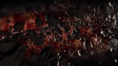 Yıldızlı derin uzay nebulası. Parlak ve canlı, çok renkli Starfield Sonsuz uzay arka planı nebula ve yıldızlarla dolu. Yıldız kümeleri, nebula dış uzay arkaplanı. 