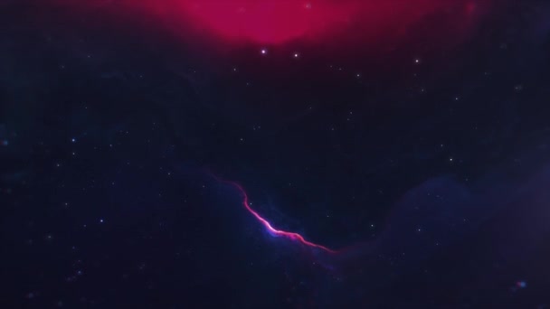 Nebulosa Och Galaxer Rymden Stark Himmel Med Kosmiskt Damm Rymdstjärnan — Stockvideo