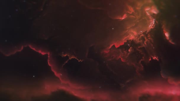 Mlhovina Galaxie Vesmíru Hvězdná Obloha Kosmickým Prachem Vesmírná Hvězda Obloze — Stock video