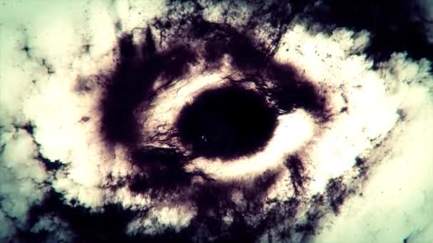 Туманность Галактики Космосе Звездное Небо Космической Пылью Космическая Звезда Небе — стоковое видео