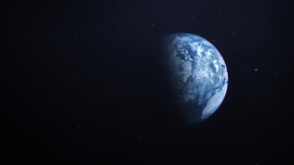 Туманность Глубокого Космоса Звездами Яркий Яркий Многоцветный Звёздный Поле Бесконечное — стоковое видео