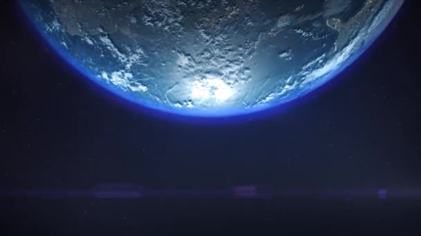 Nebuloasă Spaţială Adâncă Stele Strălucitoare Vibrantă Multicolor Starfield Spațiu Infinit — Videoclip de stoc