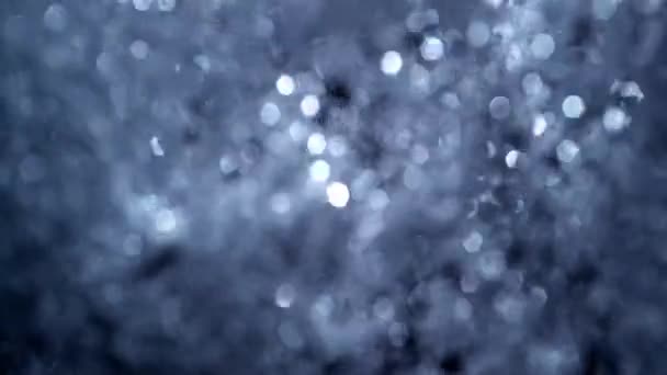Wasseroberfläche Lichtreflexion Defokussiert Weiches Licht Bokeh Hintergrund Bokeh Sonnenblendung Reflektiert — Stockvideo