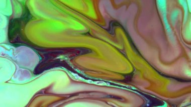 Renkli soyut psikedelik sıvı sıvı ışık gösterisi, su ve yağda mürekkep boya desenleri. Su yüzeyi akış arkaplanı, sıvı metaller kimyasal yağ materyalleri, parlak ipek saten doku arka plan.