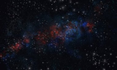 Nebula and galaxies and outer space background images. Starry sky with cosmic dust. Space star in the sky. Star clusters, Gas clouds, nebula, starfield, Glowing huge nebula with young stars. Space background. Artist rendered.